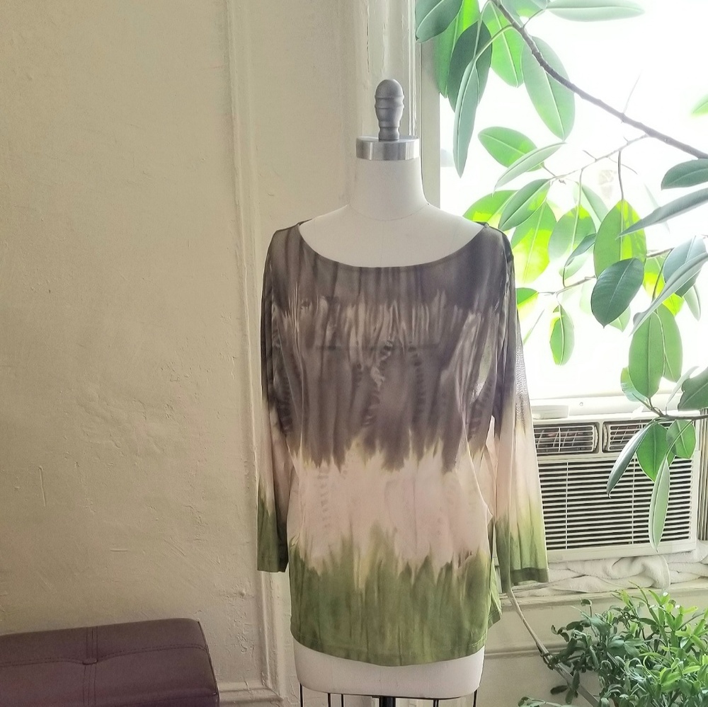 Jones NY Woman Sheer Blouse/Shirt NWOT